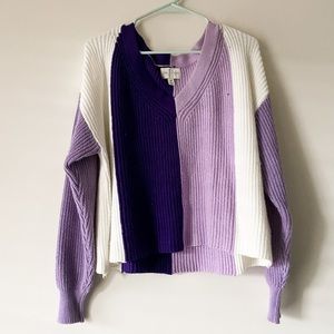 Francesca’s Colorblock Sweater